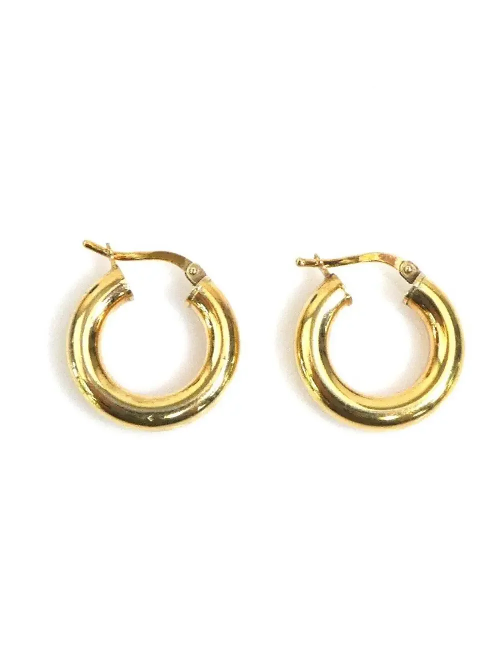 Auth Bottegaveneta Pierce Earrings Gold #302666B24B